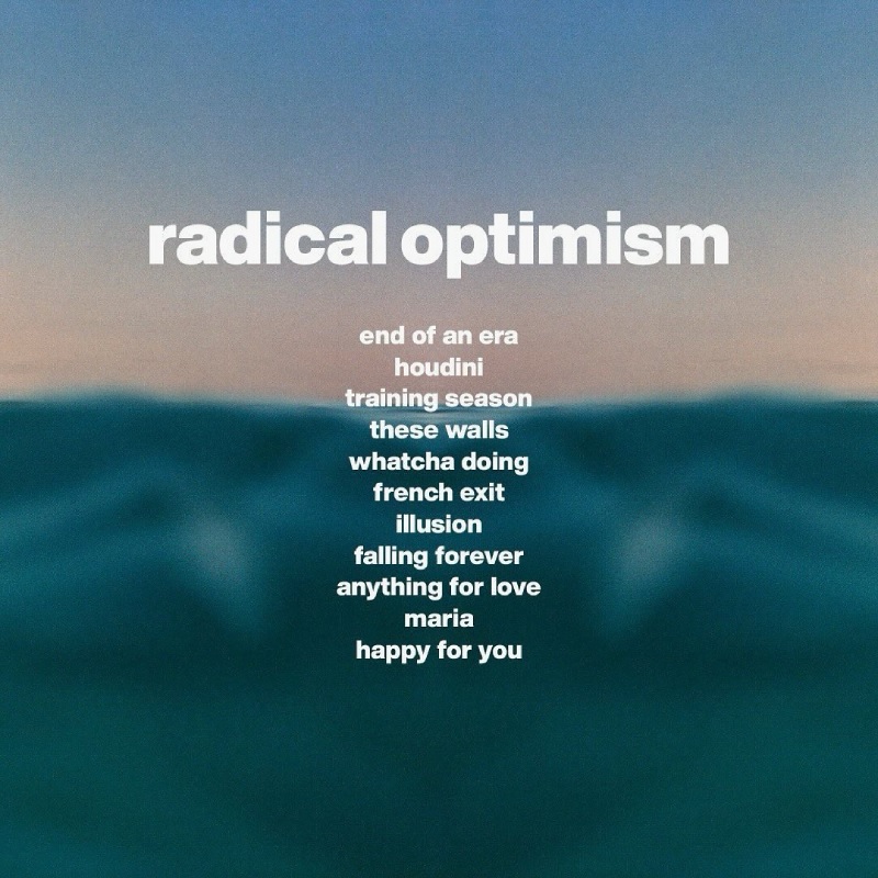 Треклист альбома Дуа Липы «Radical Optimism» (2024)