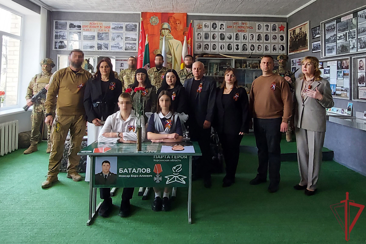 В Херсонской области открыли «Парту Героя» в память об офицере Росгвардии