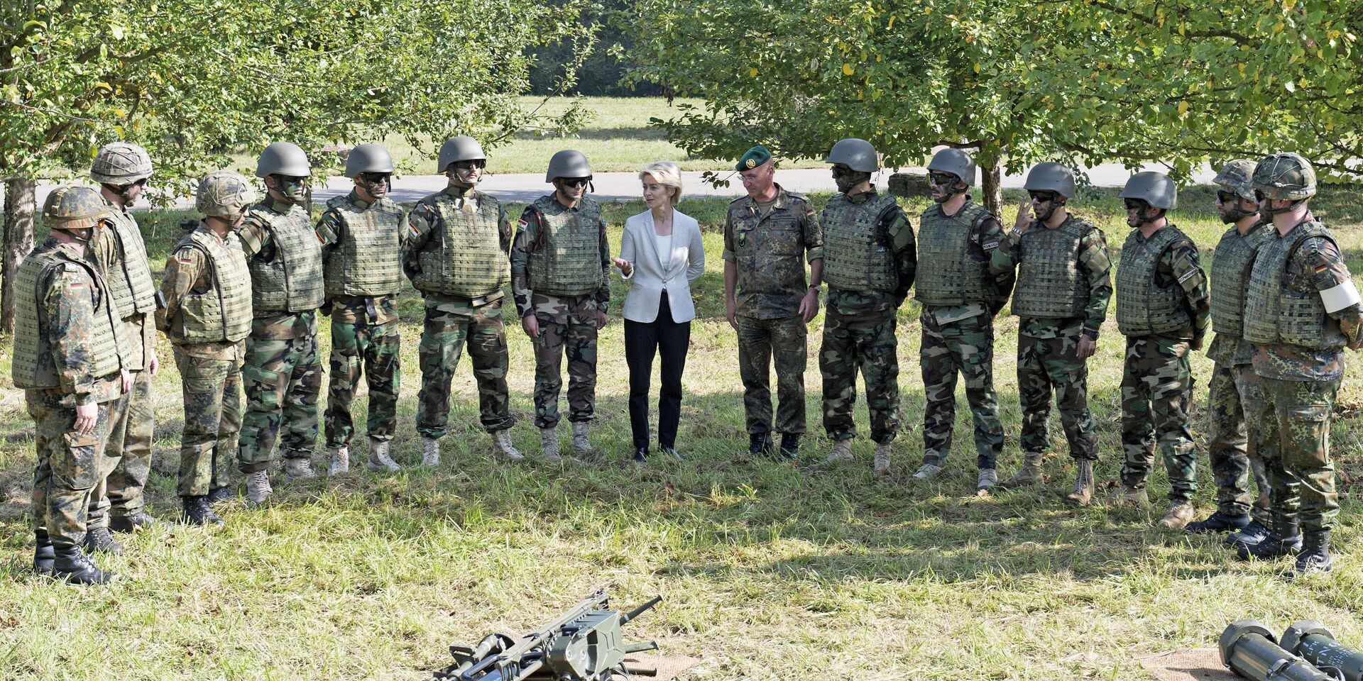 Урсула фон дер Ляйен в пехотной школе Федеральных вооруженных сил Германии - ИноСМИ, 1920, 29.09.2025