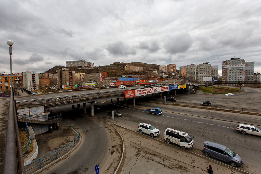 Автомобильная развязка на Баляева