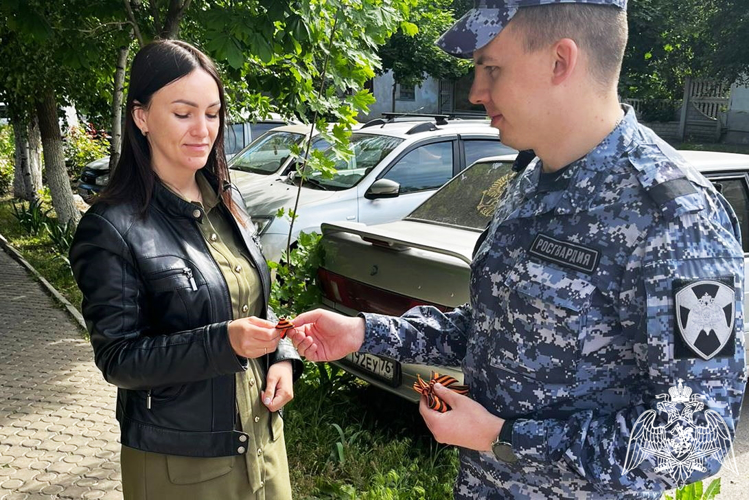Тематические мероприятия, посвященные Дню Победы, провели росгвардейцы в Ростовской области