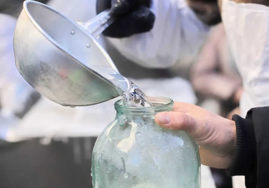 Крестный ход 2024 год. Крещение. 