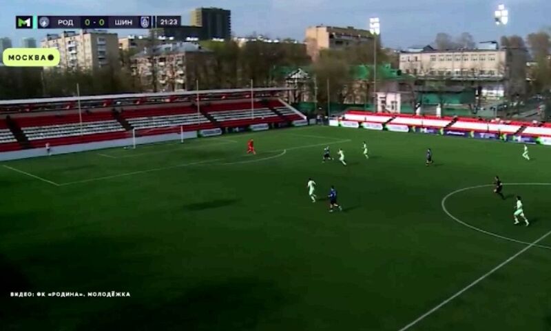 Ярославская молодежная команда «Шинник» в гостях уступила столичной «Родине»