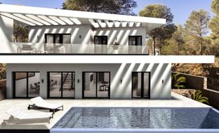 Элитная четырехэтажная вилла с бассейном в престижном районе, Альтеа, Испания за 1 380 000 €