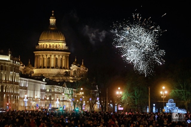 Новогодняя ночь в Петербурге