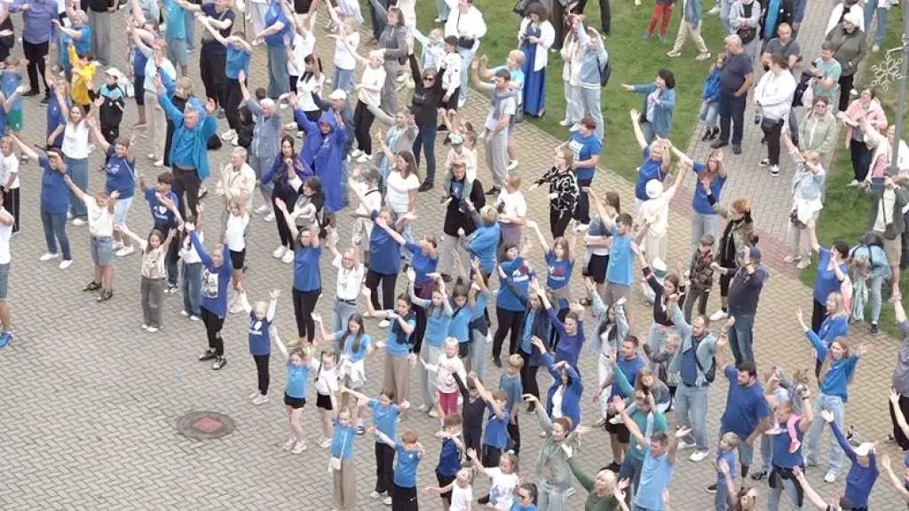 Жители Висагинаса отметили 50-летие города, зафиксировав это в Книге рекордов Литвы