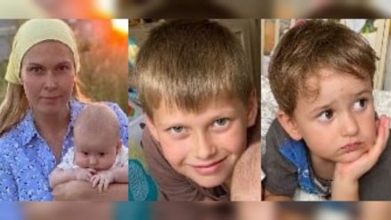 Мать с двумя сыновьями и младенцем на руках начали искать в Воронежской области