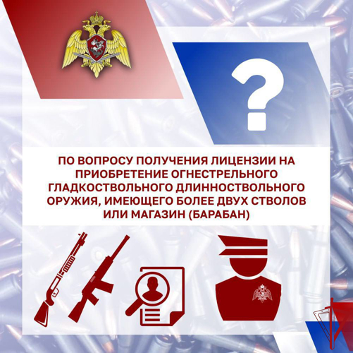 Росгвардия разъяснила правила покупки многозарядного гладкоствольного оружия
