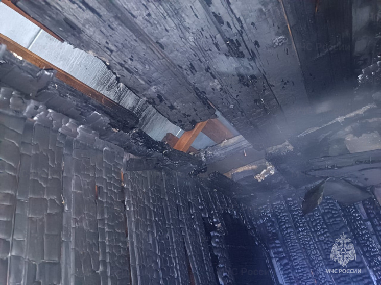 На праздники в Кремёнках сгорела баня