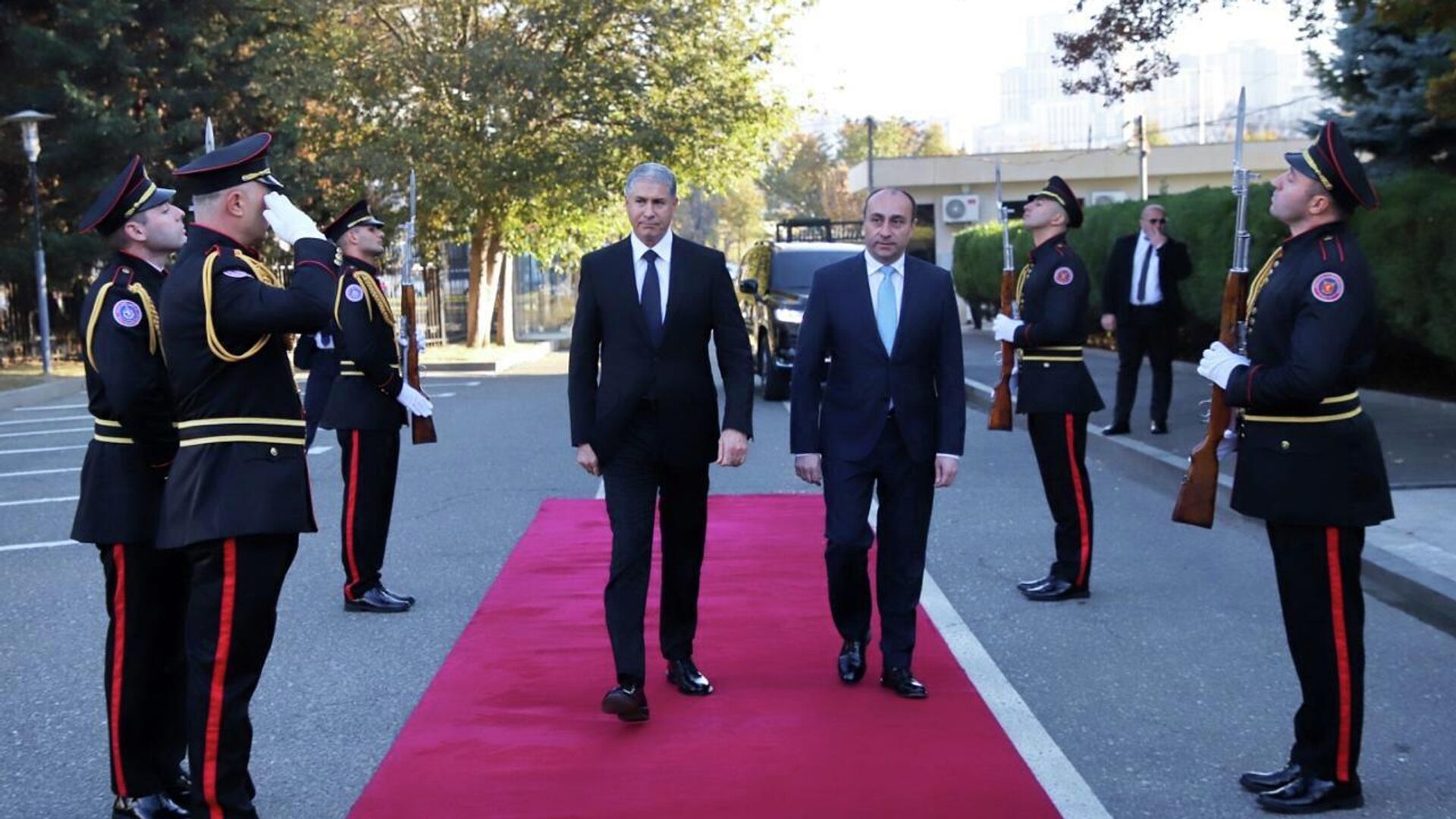 Главы МВД Грузии и Азербайджана - Sputnik Грузия, 1920, 21.11.2025