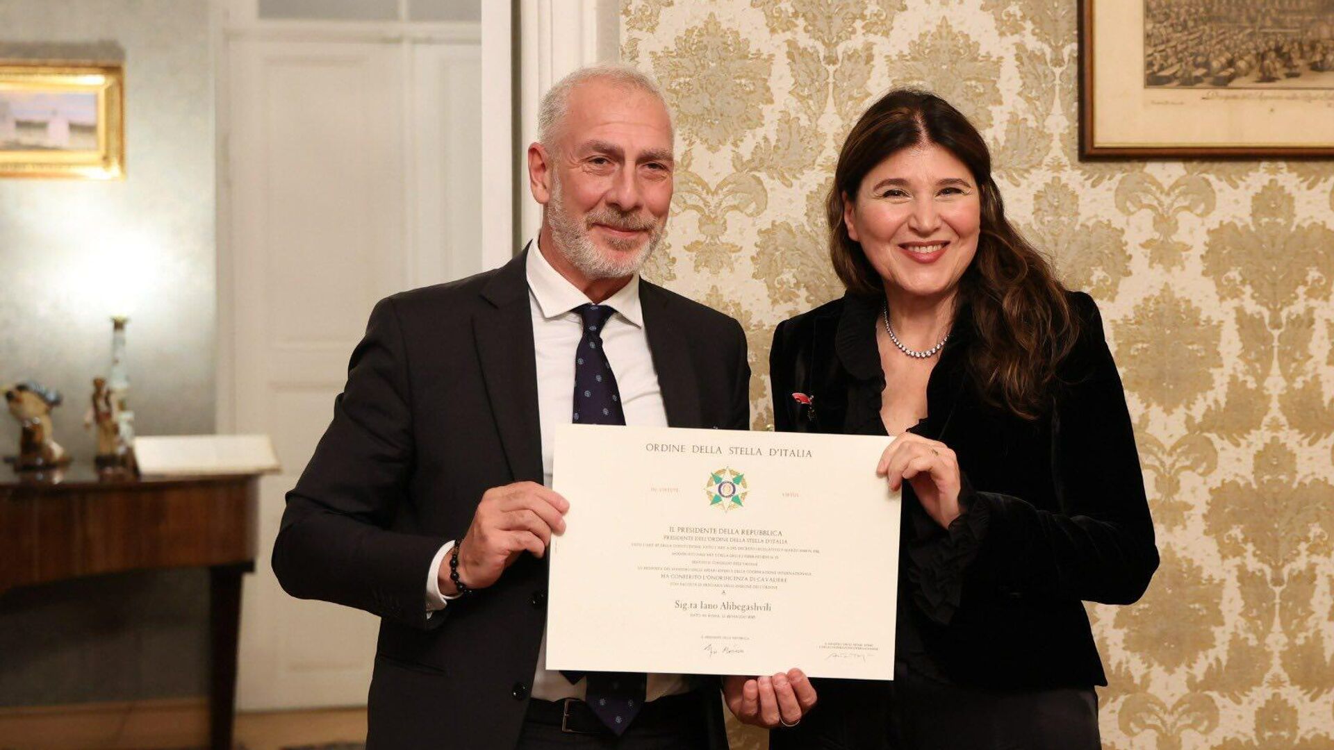 Оперная певица Яно Алибегашвили удостоена высокой награды Италии - Sputnik Грузия, 1920, 04.11.2025