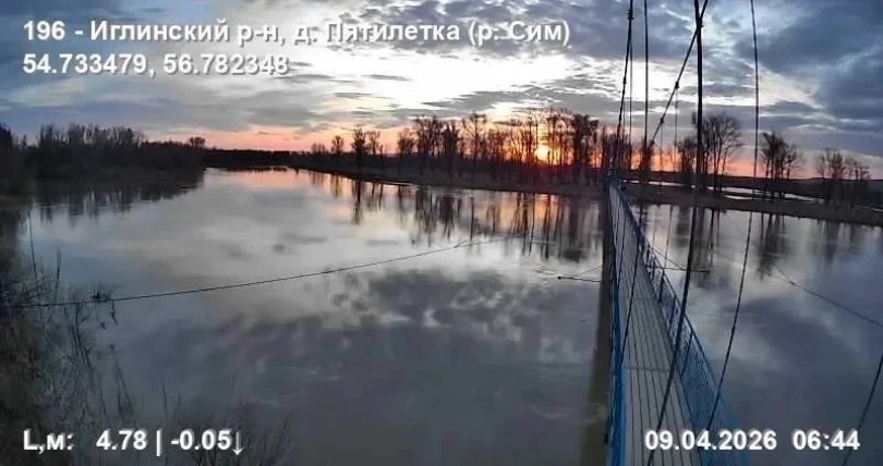 В Башкирии из-за паводка перекрыли 10 участков дорог