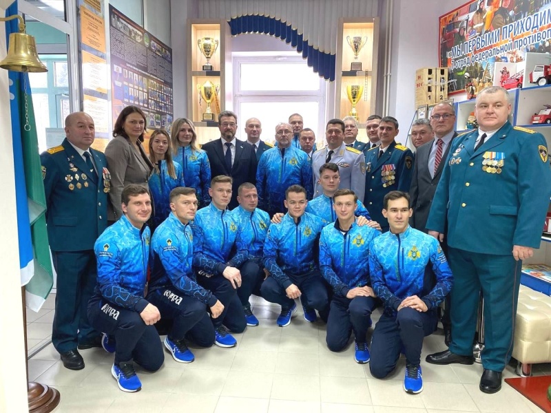 В Пожарно-спасательном музее Ханты-Мансийска открылась новая экспозиция, посвященная 20-летию команды Югры по пожарно-спасательному спорту