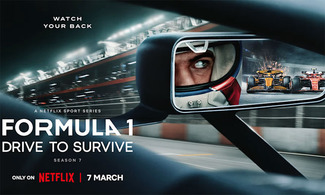 Постер седьмого сезона Drive to Survive