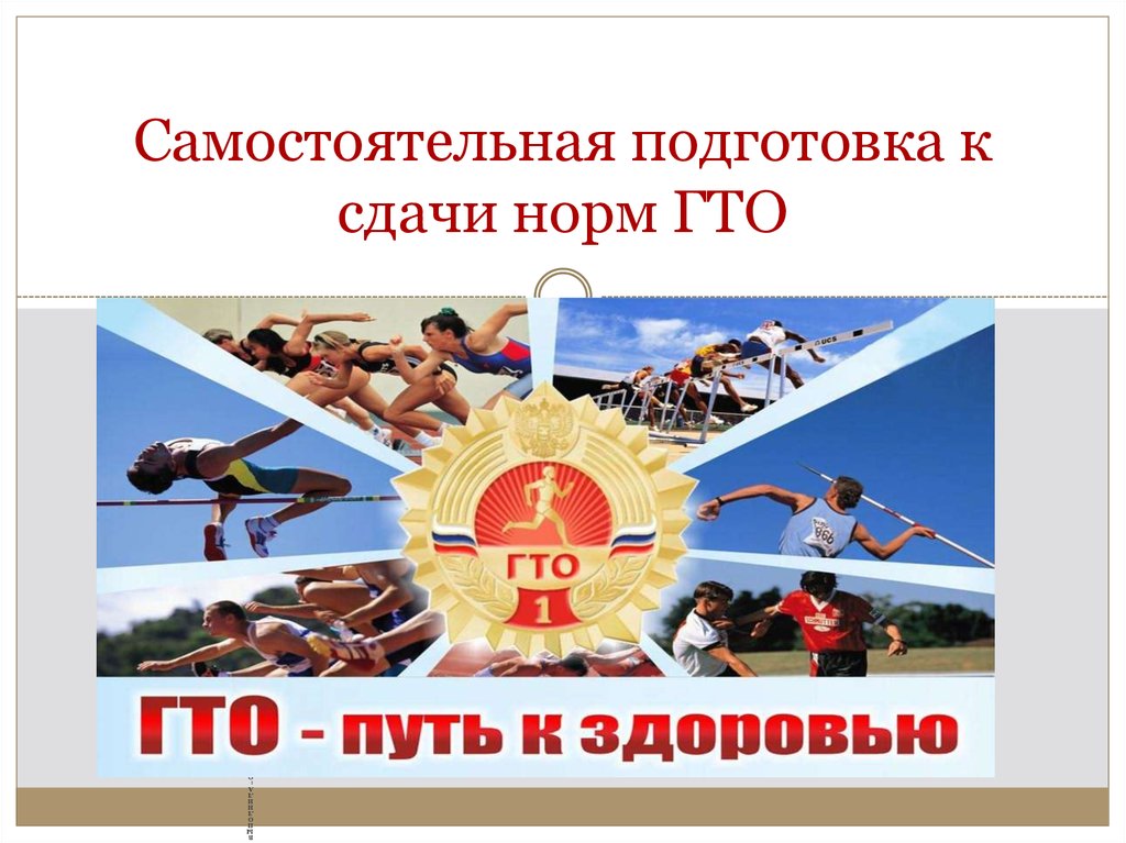 План подготовки к сдаче гто