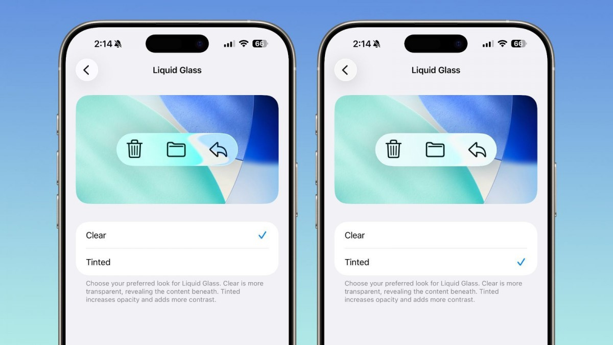 «Жидкое стекло» Apple можно заматировать в новой версии iOS 26.1 