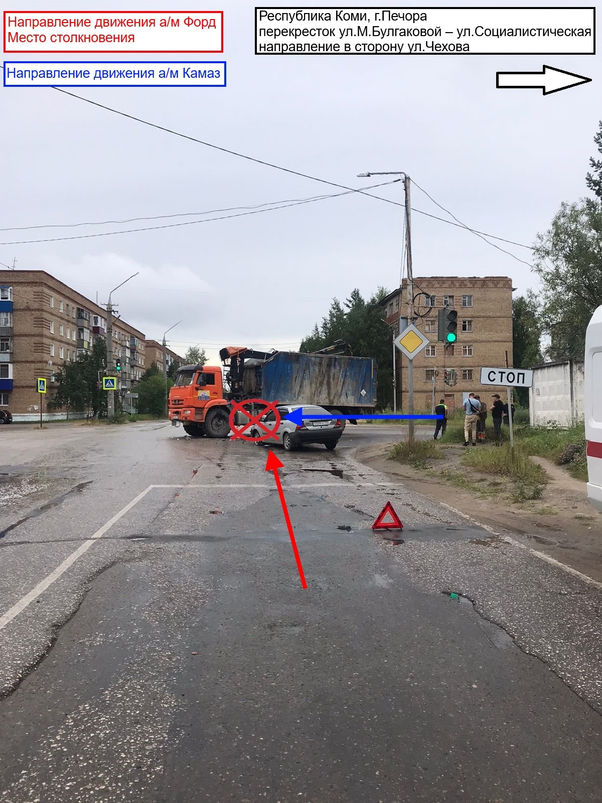 Печорские водители. Нарушил ПДД.