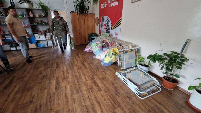 В Невельское село доставили гуманитарную помощь для жителей пострадавших домов telegram-канал мэра Невельского муниципального округа Алексей Шабельник