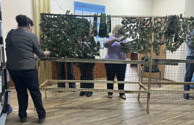 Плетение масксетей с Народным фронтом