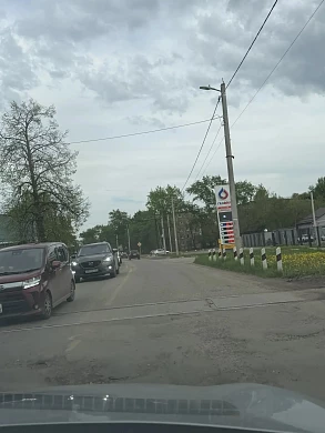Новая дорога, ведущая к выезду на Кинешму разрушена