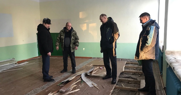 Большой ремонт Александровской школы стартовал в Кезском районе Удмуртии
