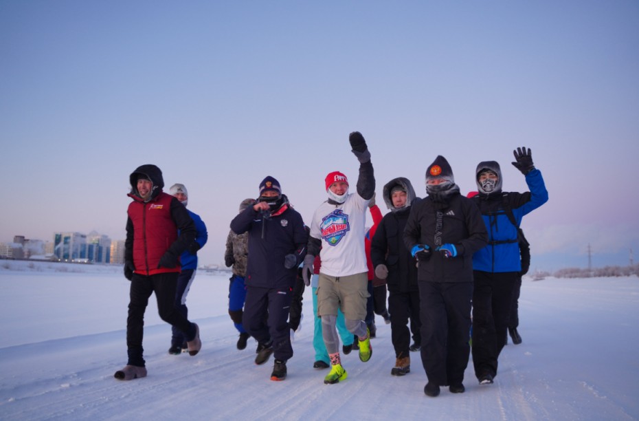 В Якутске прошёл забег ср звездой мирового бокса Русланом Проводниковым
