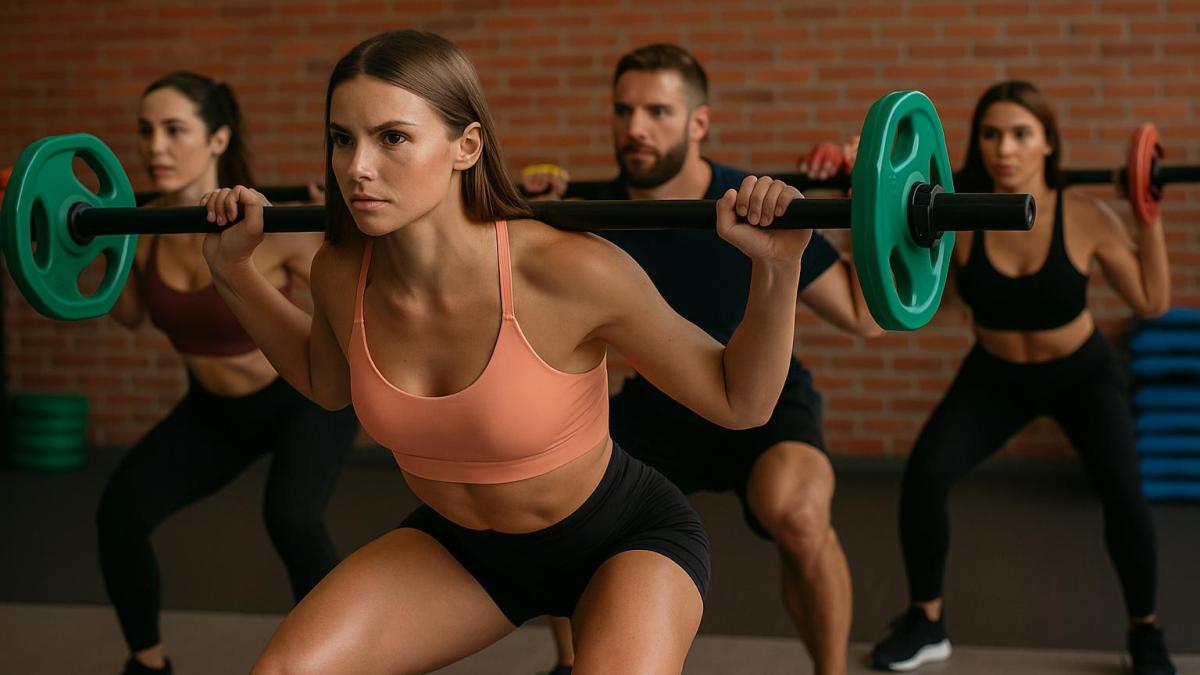 Фитнес приседания