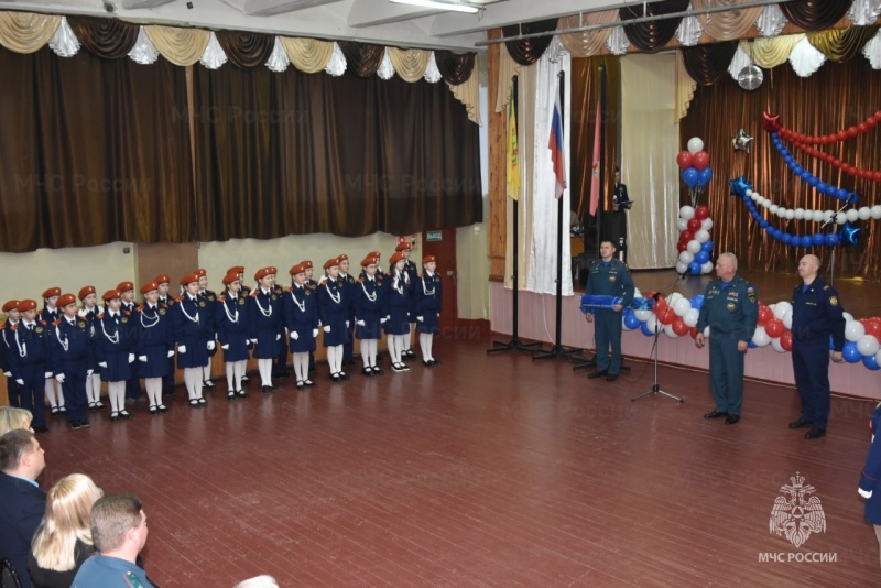 Церемония посвящения в кадеты