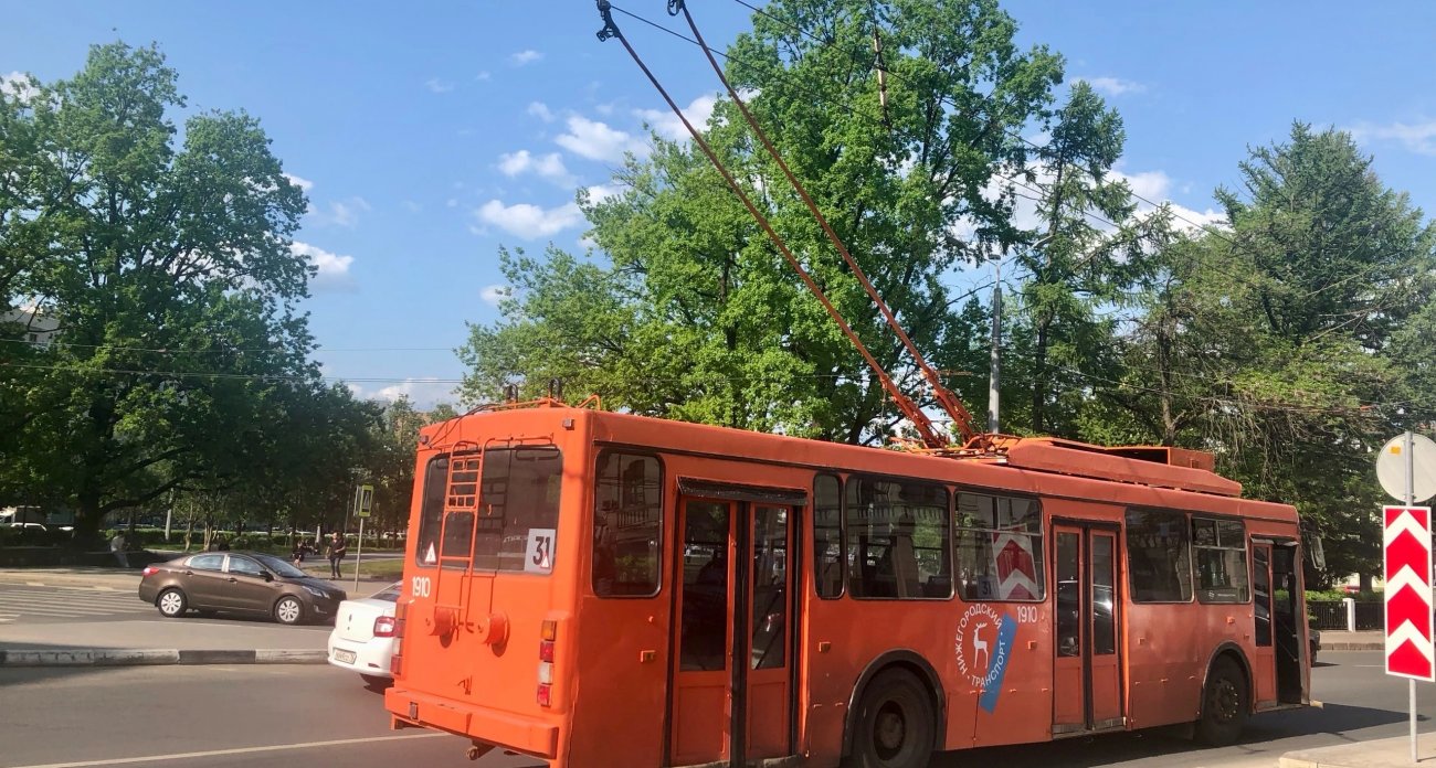 Четыре троллейбусных маршрута изменили остановку в Нижнем Новгороде