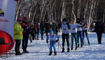 Лыжный сезон открыли в Елизово на Камчатке