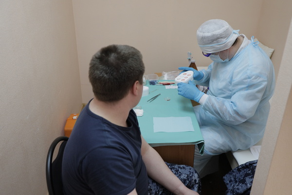 Сотрудники ГУФСИН России по Кемеровской области – Кузбассу приняли участие в сдаче донорской крови 