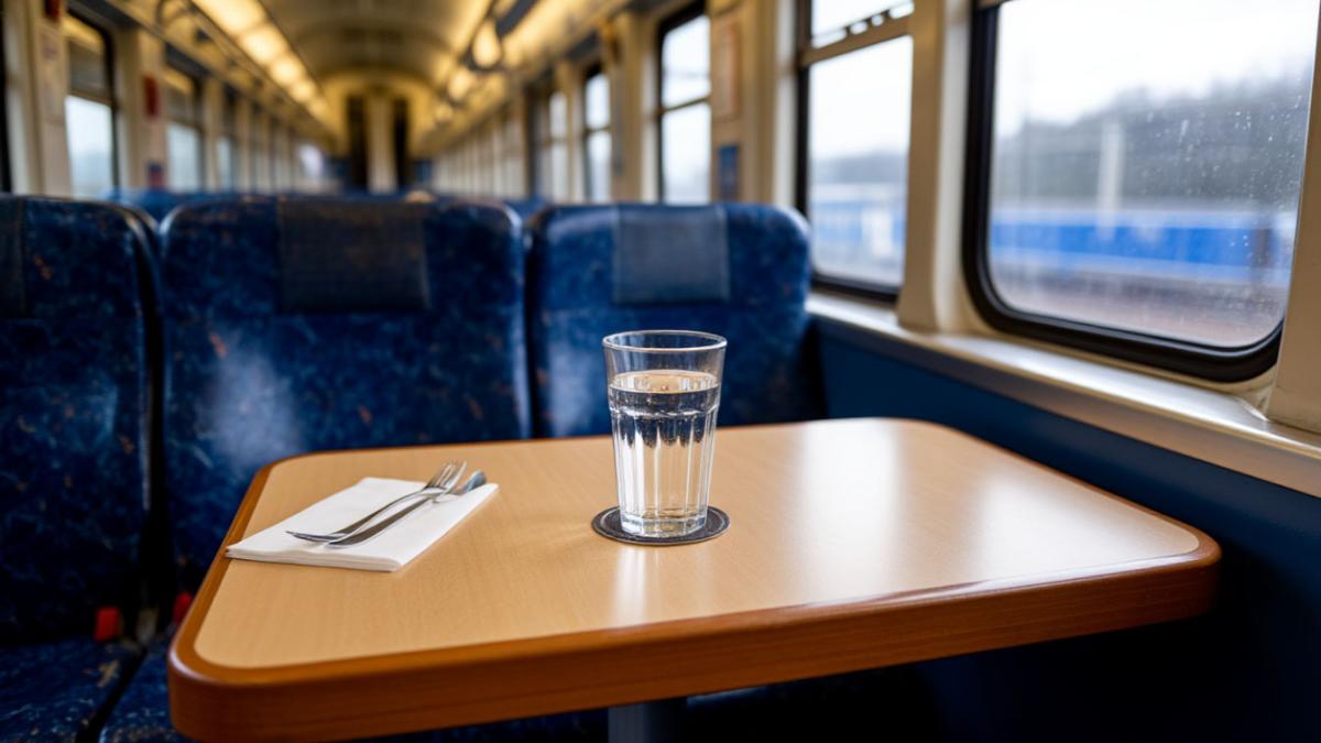 стакан в поезде