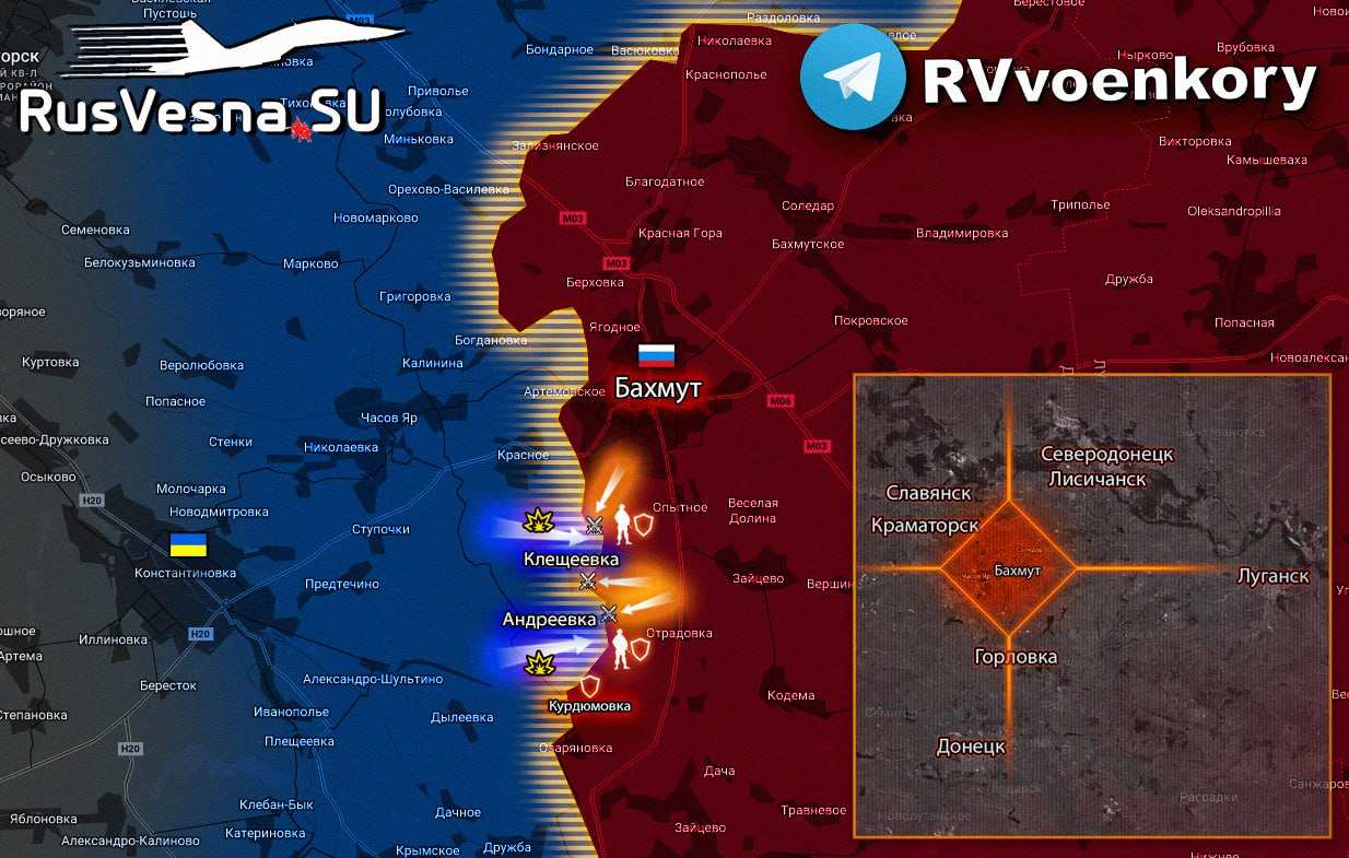 Враг бросил в наступление батальон под Клещеевкой и Андреевкой, пытаясь прорвать нашу оборону у железной дороги | Русская весна