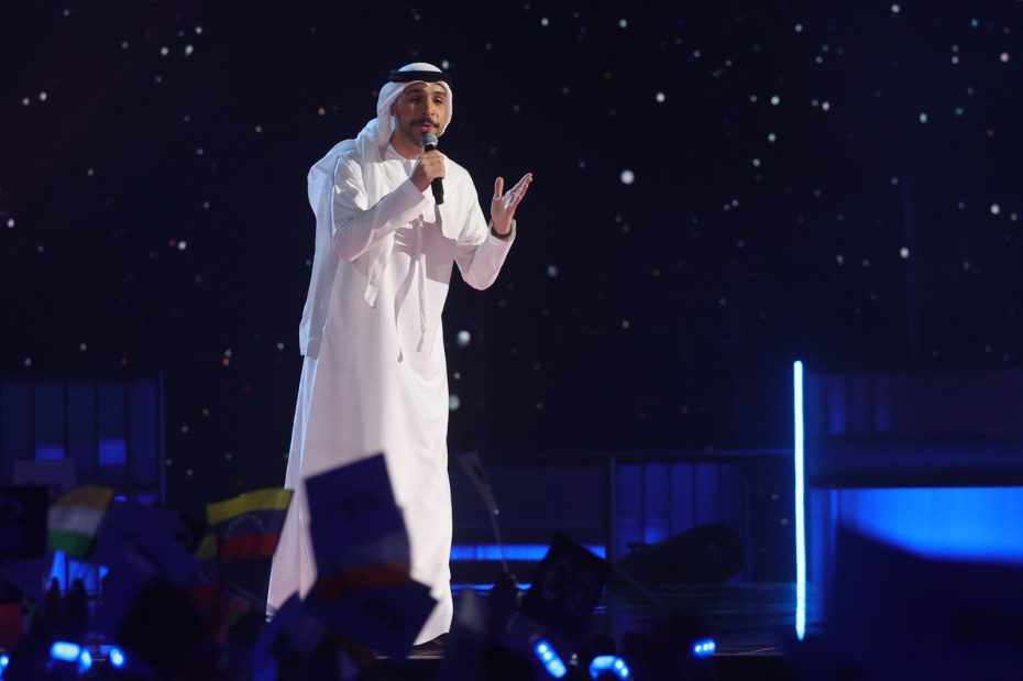 Саиф Аль-Ал (ОАЭ) выступают на международном музыкальном конкурсе «Интервидение» 2025