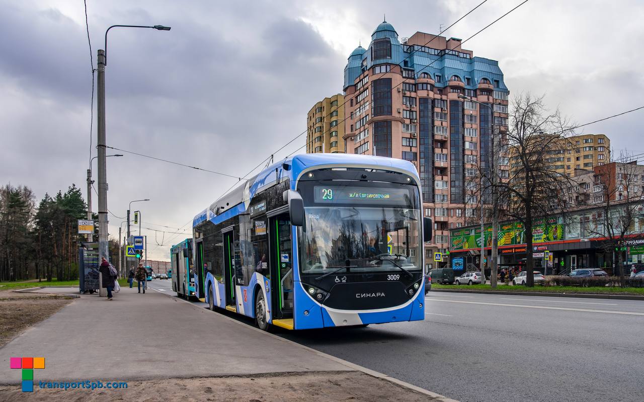 Троллейбус Синара в Петербурге
