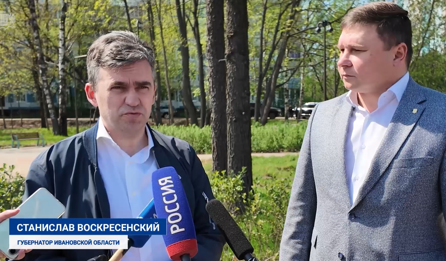 Вместе с жителями губернатор Ивановской области проинспектировал ход работ по благоустройству города 