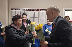 Поздравление с 8 Марта сотрудниц скорой медицинской помощи, управления по делам ГО и ЧС, правоохранительных органов