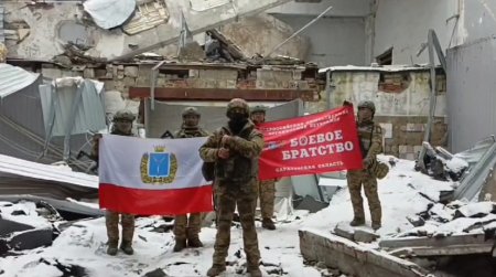 Саратовские мотострелки поддержали создание музея на площади Героев Донбасса