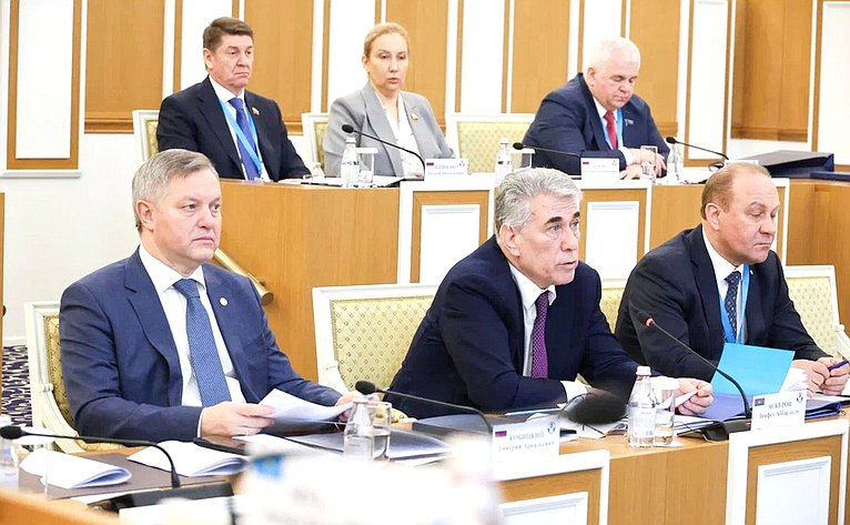 Делегация сенаторов по наблюдению за проведением референдума по принятию новой Конституции Казахстана приняла участие во встрече в Конституционном суде Республики Казахстан