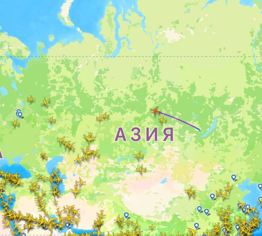 Вылетел из Иркутска: самолет рейса SU1757 продолжил полет по маршруту 