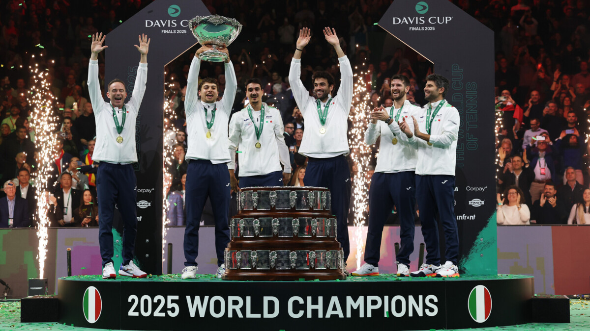 Сборная Италии в третий раз подряд выиграла Кубок Дэвиса