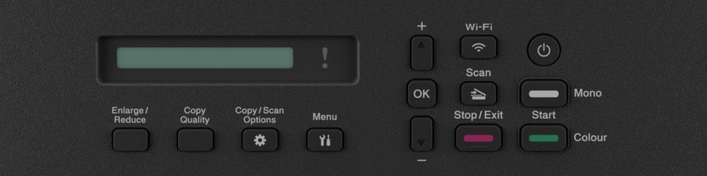 Панель управления Brother DCP-T580DW