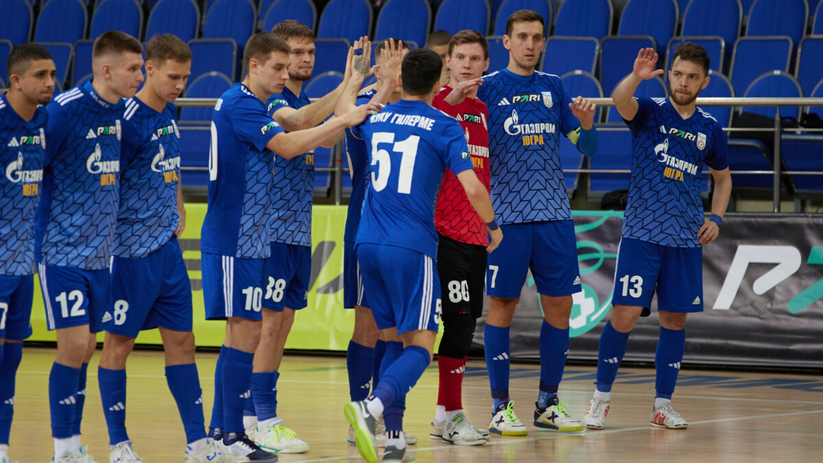 «Газпром‑Югра» победила «Синару» в первом матче четвертьфинала чемпионата России по мини‑футболу