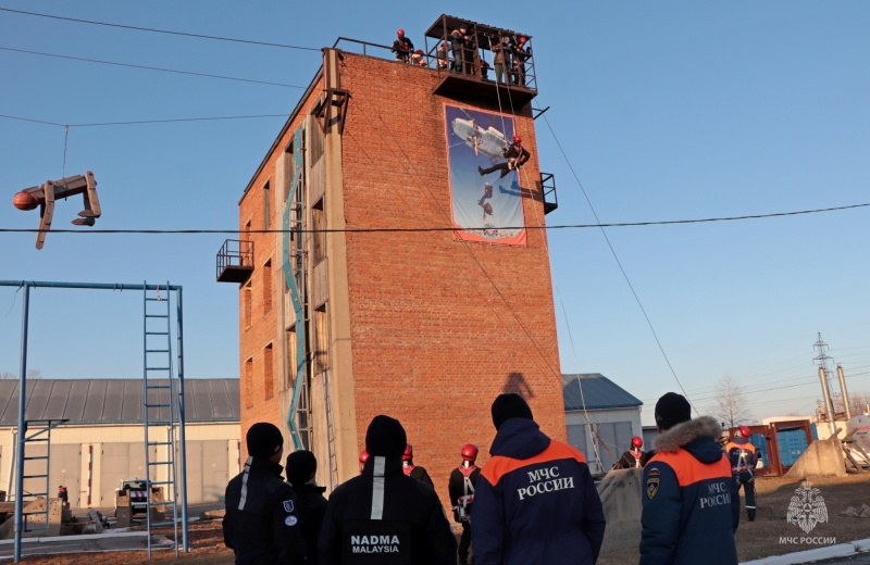 Спасатели двух стран готовятся к российско-малазийским учениям в Хабаровске