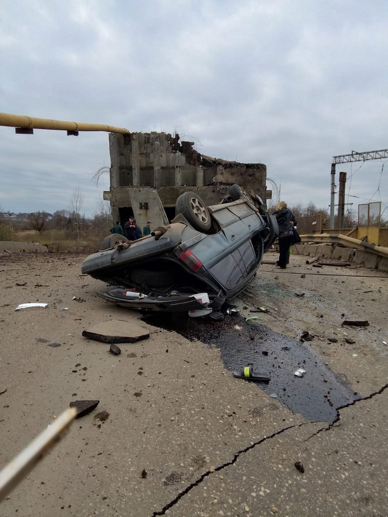 В Смоленской области произошло обрушение моста
