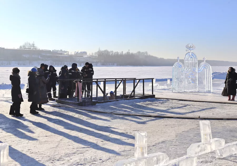 Крестный ход 2024 год. Крещение. 