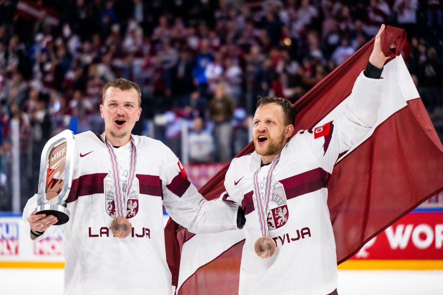 Чемпионат мира по хоккею, матч за 3-е место США — Латвия — 3:4