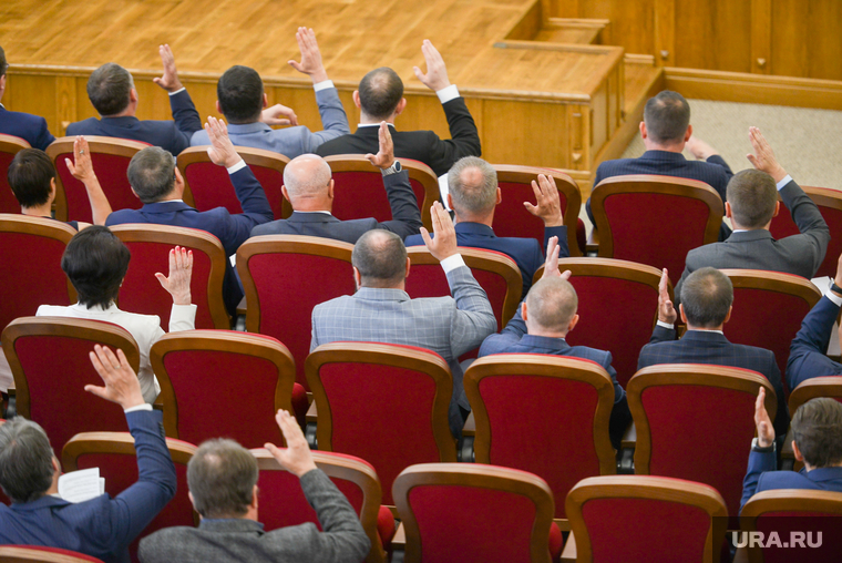 Заседание Законодательного собрания. Челябинск , депутаты зсо, голосование