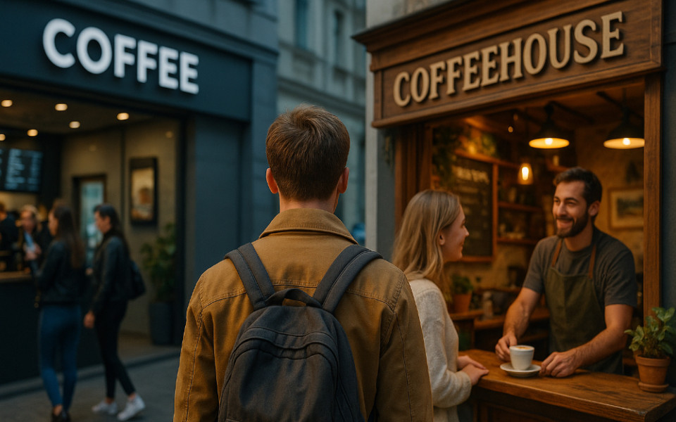 Почему сети кофеен выигрывают у малых игроков — и как конкурировать