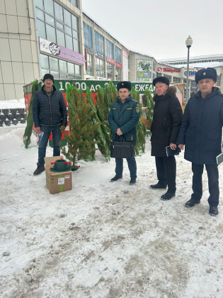 В Ханты-Мансийске провели профилактический рейд по местам реализации пиротехнических изделий и новогодних атрибутов